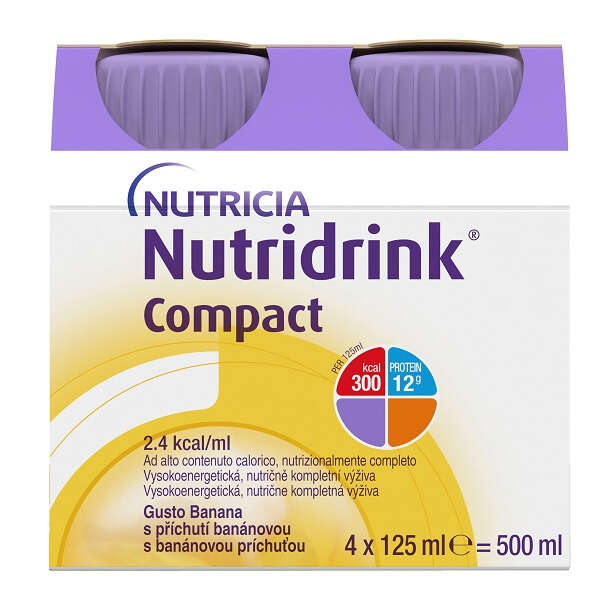 Nutridrink - Nutricia  compact gusto banana 4 bottiglie da 125 ml