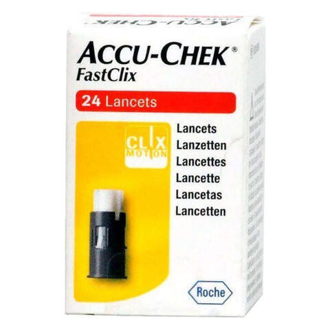 Accu-chek - Lancette pungidito  fastclix 24 pezzi