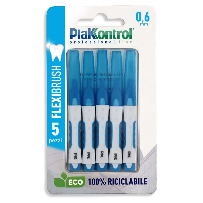 Plakkontrol - Scovolino interdentale flexi brush06 blister 5 pezzi