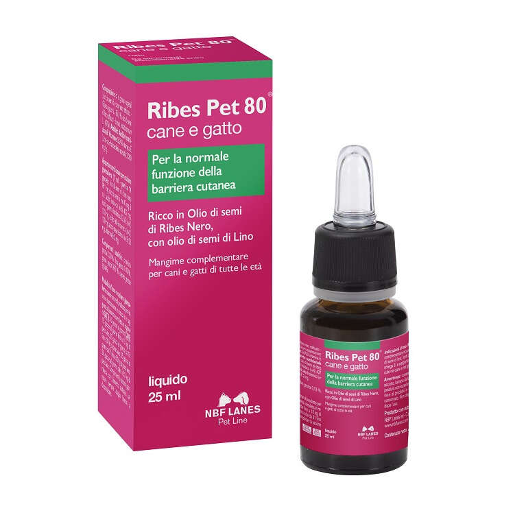 Ribes pet - 80 gocce olio 25 ml con contagocce