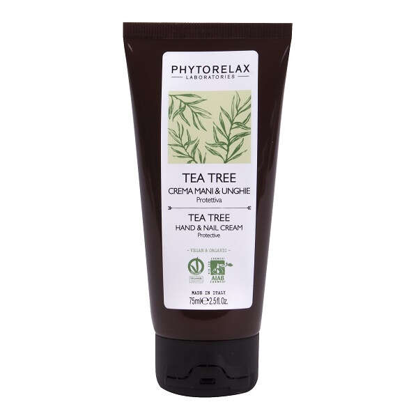 Phytorelax tea tree crema mani & unghie - Phytorelax tea tree crema mani unghie protettiva 75 ml