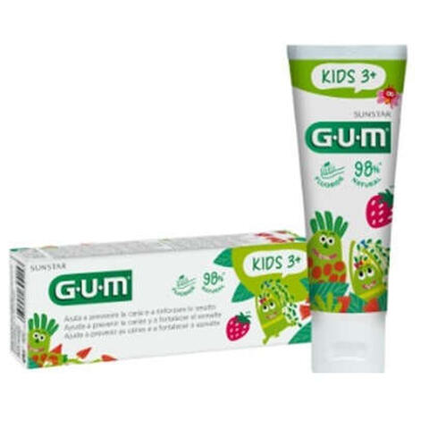 Gum - Kids monster 3/6 dentifricio bimbi 50 ml