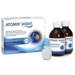 Tred - Atomix wave dispositivo per igiene rinofaringea atomix soluzione salina 250 ml 2 pezzi + terminale nasale + erogatore a soffietto