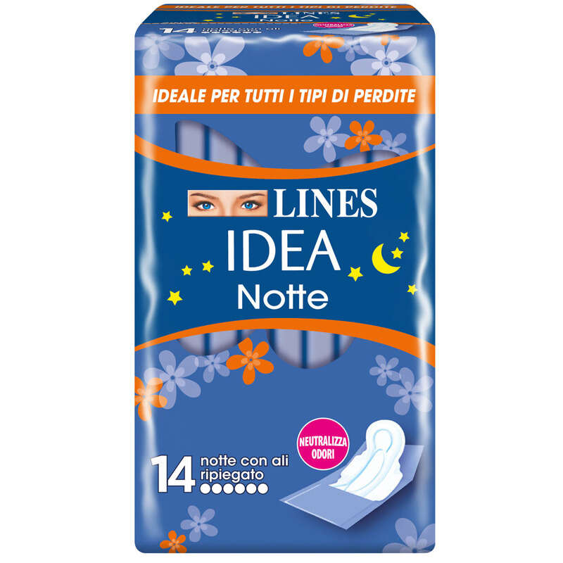 Lines - Idea notte con ali ripiegate 14 pezzi