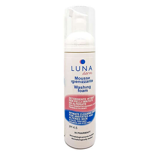 Morgan - Lunaderm mousse igienizzante detergente intimo pelli irritate ed alterate 150 ml