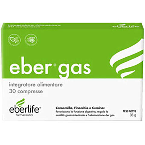 Eberlife farmaceutici - Ebergas 30 compresse