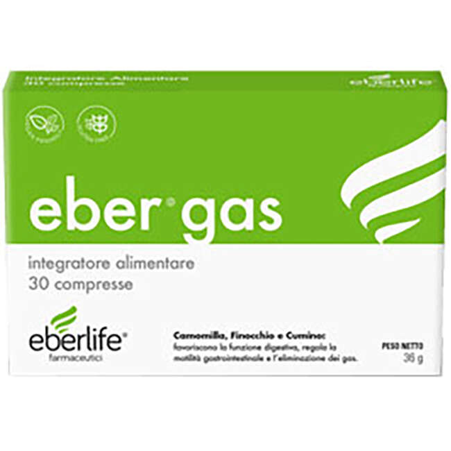Eberlife farmaceutici - Ebergas 30 compresse