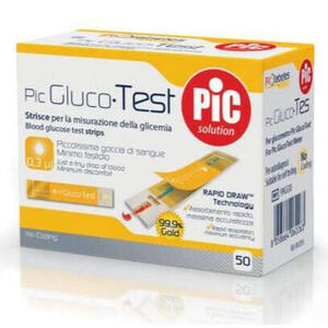 Pic - Strisce misurazione glicemia  glucotest 50 pezzi