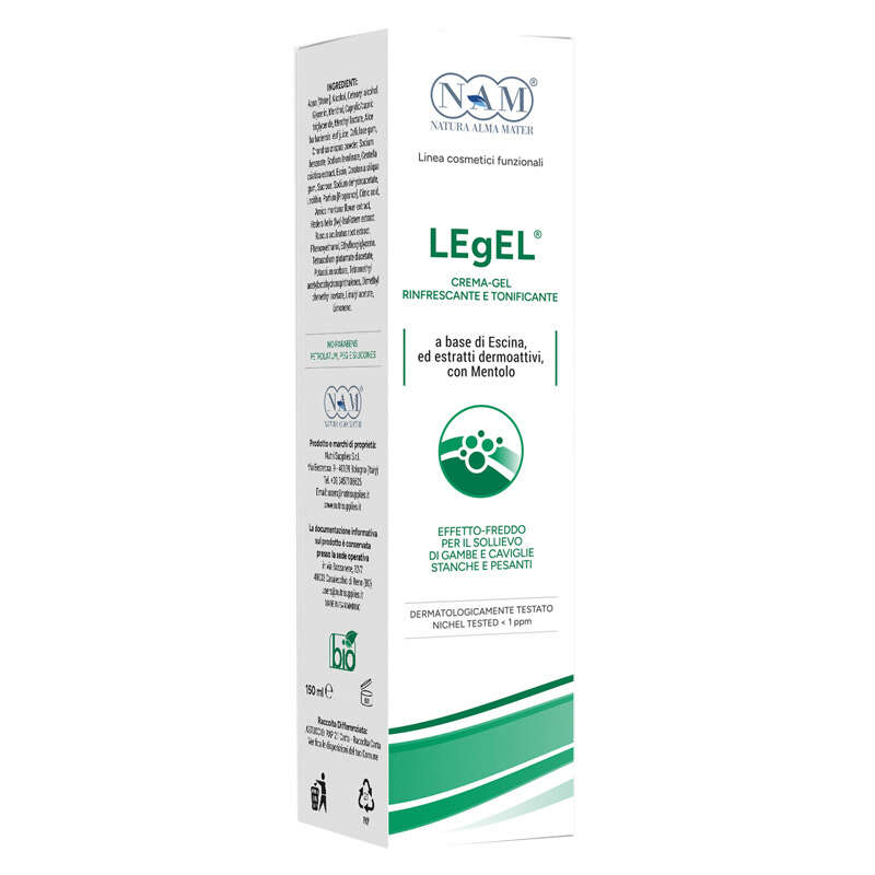 Legel - Crema-gel rifrescante e tonificante per gambe 150 ml