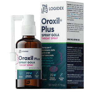 Logidex oroxil plus - Oroxil plus spray gola cavo orale 50 ml
