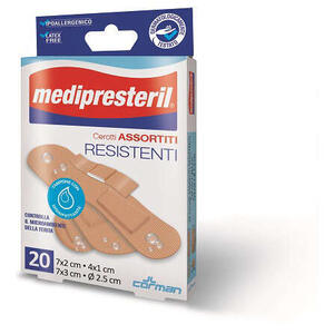 Medi presteril - Cerotti assortiti medipresteril resistenti 20 pezzi