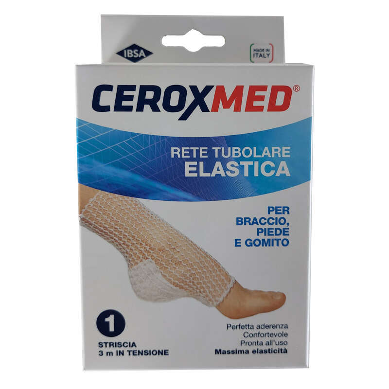 Ceroxmed - Rete tubolare cal 4 braccio/piede/gomito 3 m 1 pezzo