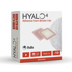 Fidia - Medicazione in pu hyalo4 adhesive foam border lite 10x10 cm 10 pezzi