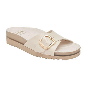 Scholl's - Calzatura senny patent synthetic w off white 40