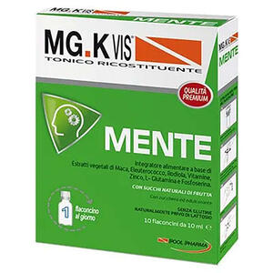 Pool pharma - Mgk vis tonico ricostituente mente 10 flaconcini da 10 ml