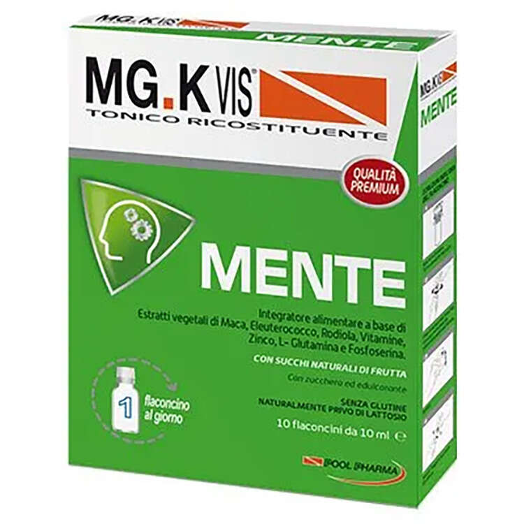 Pool pharma - Mgk vis tonico ricostituente mente 10 flaconcini da 10 ml
