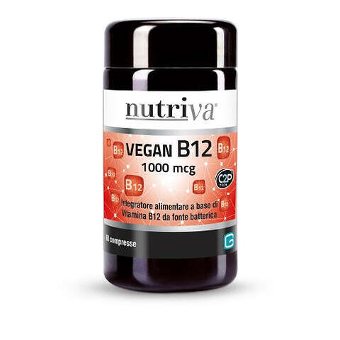 Nutriva - Vegan b12 60 compresse 1000mcg
