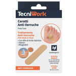 Tecniwork - Cerotto anti verruche piedi 15 + 15 pezzi
