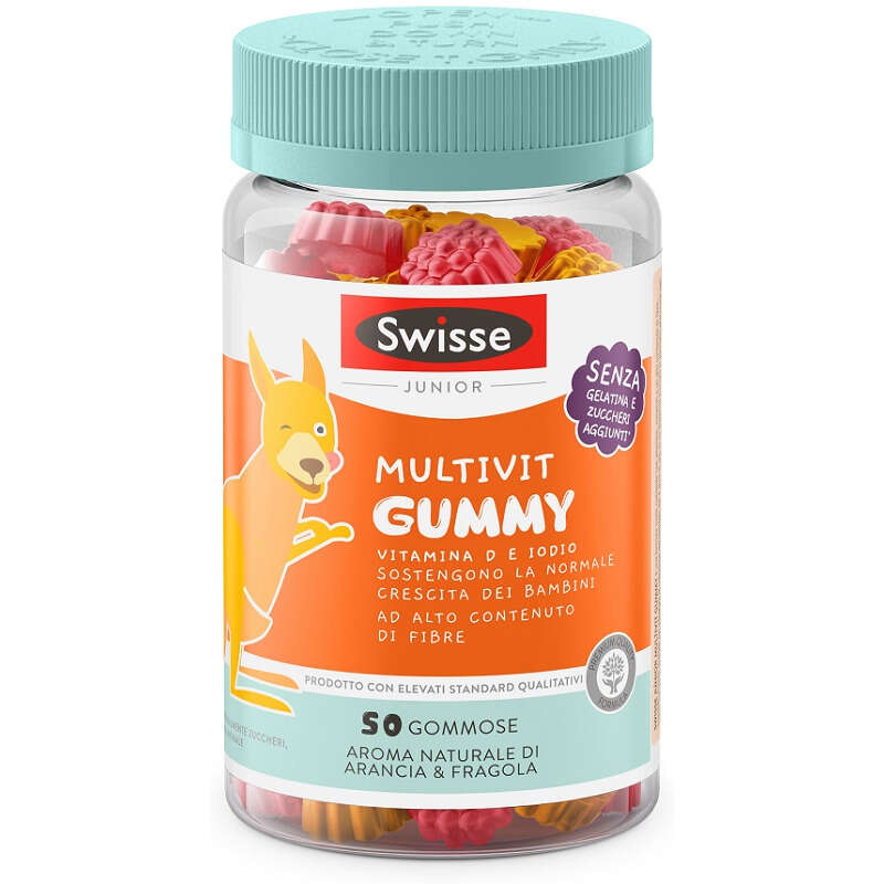 Swisse - Junior multivit gummy 50 pastiglie gommose