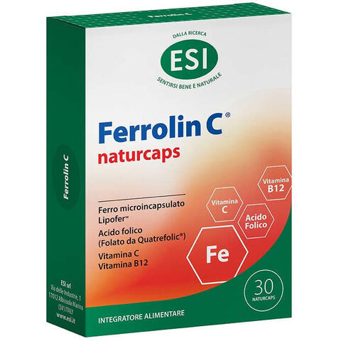 Ferrolin c - Esi  30 naturcaps