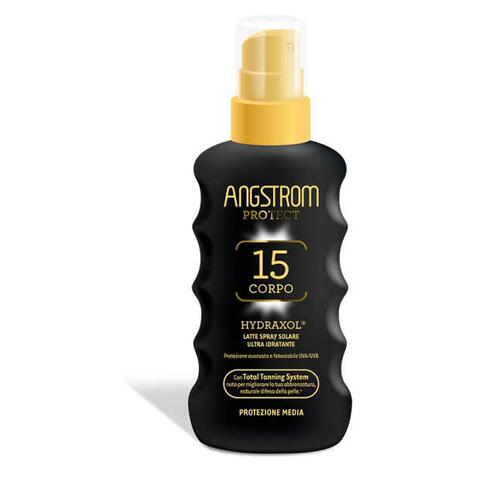 Angstrom - Protect hydraxol latte spray solare protezione 15 175 ml