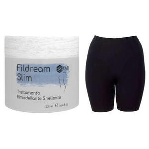 Fildream slim kit - Fildream slim trattamento rimodellante snellente kit s/m 1 crema 200 ml + 1 pantaloncino s/m
