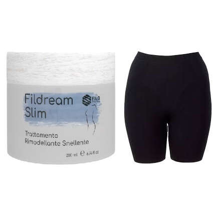Fildream slim kit - Fildream slim trattamento rimodellante snellente kit s/m 1 crema 200 ml + 1 pantaloncino s/m