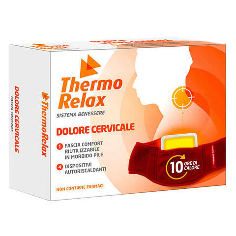 Thermorelax - Fascia dolore cervicale+4 dispositivi autoriscaldanti