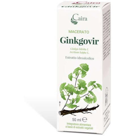 Macerato ginkgovir ginkgo biloba l. arctium lappa l. - Caira ginkgovir macerato idroalcolico gocce 50 ml