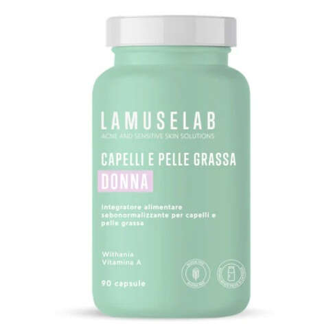 Lamuselab - Capelli e pelle grassa donna 90 capsule