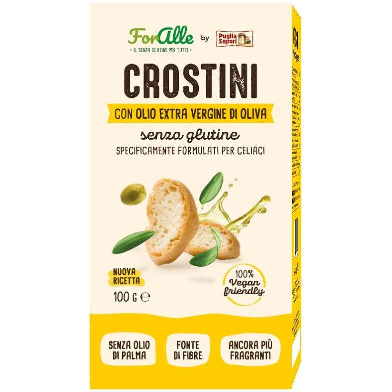 Foralle - Crostini con olio extravergine d'oliva 100 g