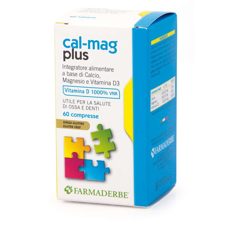Farmaderbe - Cal mag plus 60 compresse