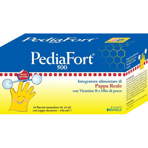 Pediac - Pediafort 500 10 flaconi