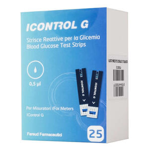 Icontrol g - Strisce misurazione glicemia  25 pezzi