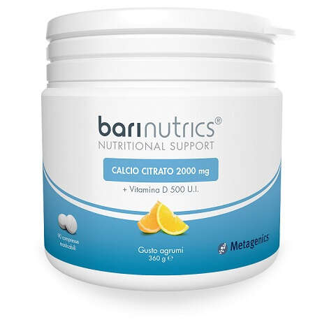 Metagenics - Barinutrics calcio citrato arancia limone ita 90 compresse