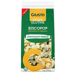 Giusto - Senza glutine biscopop biscottini & popcorn cioccolato bianco 80 g