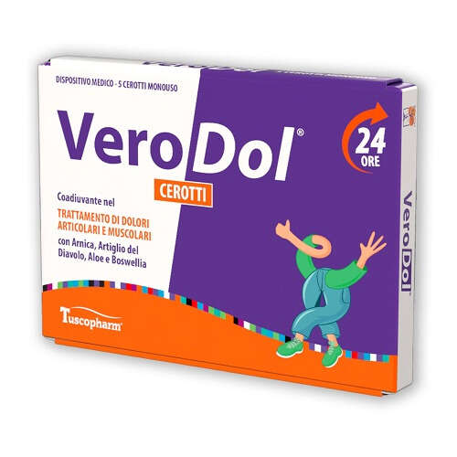 Cerotti - Cerotto verodol 5 pezzi