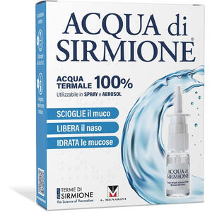 Acqua di sirmione - Acqua sirmione minerale naturale 6 fiale 15 ml