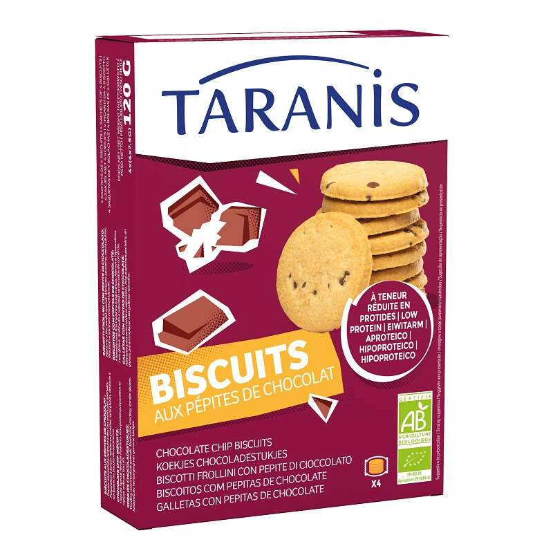 Taranis - Biscotti frollini con pepite di cioccolato 120 g