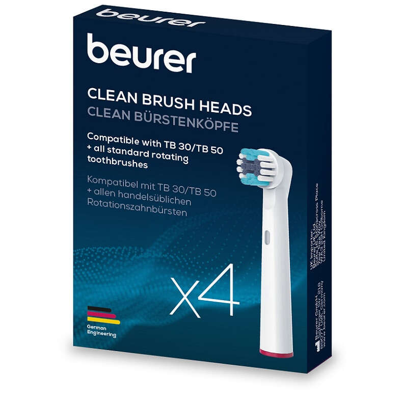 Tbcleantestine - Tb clean testine spazzolini elettrici 4 pezzi