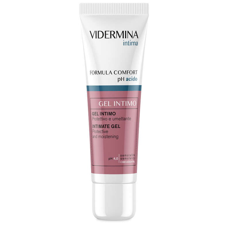 Vidermina - Intima formula comfort ph acido gel intimo protettivo e umettante nuova formula 30 ml