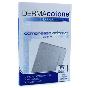Dermacotone - Compressa adesiva  10x15 cm 5 pezzi