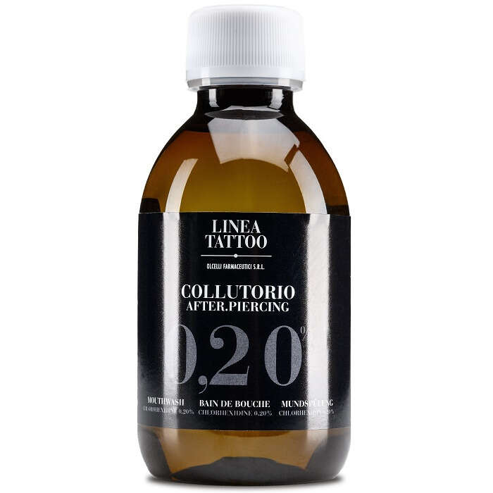 Olcelli farmaceutici - Tattoo collutorio after piercing 0,20% clorexidina 200 ml