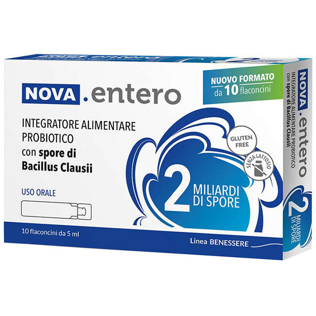 Nova.entero - Nova entero 2 miliardi 10 flaconcini da 5 ml