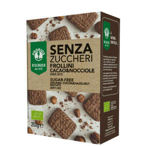 Probios - Frollini cacao/nocciole senza zucchero 200 g