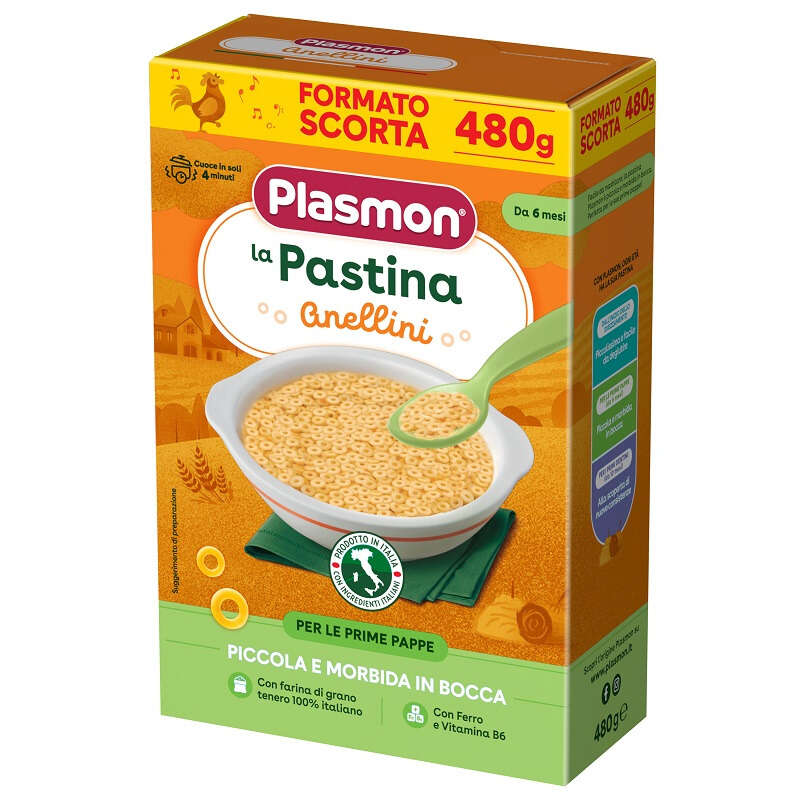 Plasmon - Pastina anellini 480 g