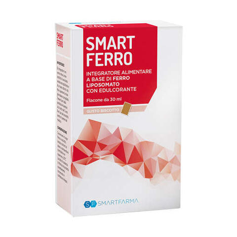 Smart farma - Smart ferro siringa graduata 30 ml gusto biscotto