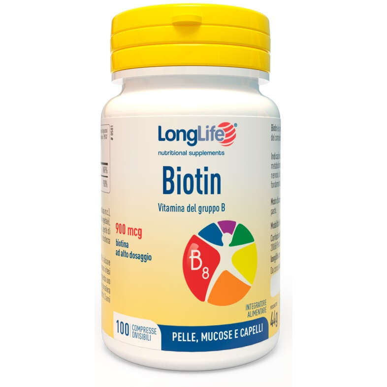 Longlife - Biotin 900 mcg 100 compresse