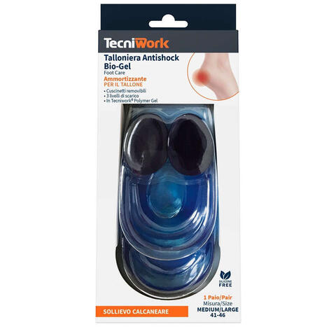 Tecniwork - Biogel talloniera gel con foro medium/large 1 pezzo