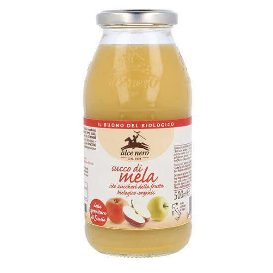 Alce nero - Succo 100% mela bio 500 ml